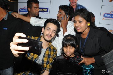 Akhil Movie Promotions at Inorbit Mall